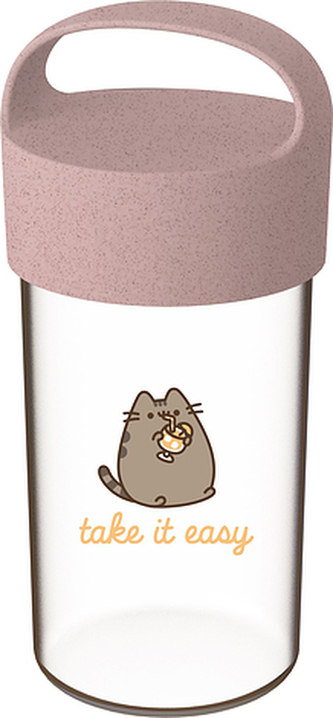 Láhev na vodu 500ml PUSHEEN Růžová ORGANIC KOZIOL