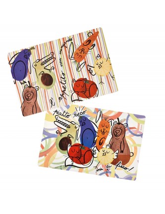 Sada 2 ks prostírání/podložky 45x30cm COMBRICCOLA BRANDANI