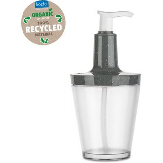 FLOW dávkovač na mýdlo, mýdlenka šedá Organic 250ml KOZIOL