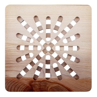 PODLOŽKA DŘEVĚNÁ POD HRNEC TORO 20X20CM