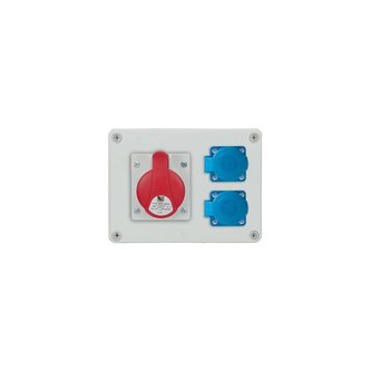 Zásuvková skříň 1x16A/5p, 2x230V