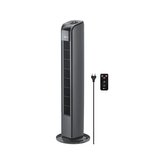 Sloupový ventilátor s dálkovým ovládáním, antracitová barva