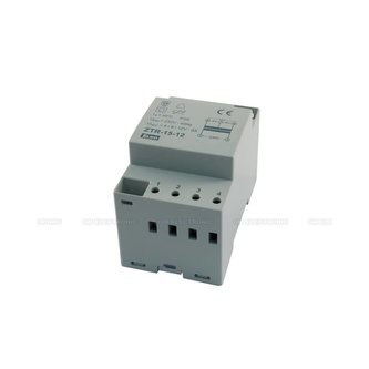 Zvonkový transformátor na DIN lištu 1,25A, 3 výstupy, 4V/5VA AC, 8V/10VA AC, 12V/15VA AC