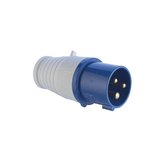 Karavanová vidlice na kabel 2P+E 16A/250V IP44