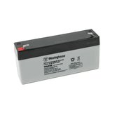 Olověný akumulátor 6V, 3,2Ah, 2x faston 4,8mm, 61x35x134 mm