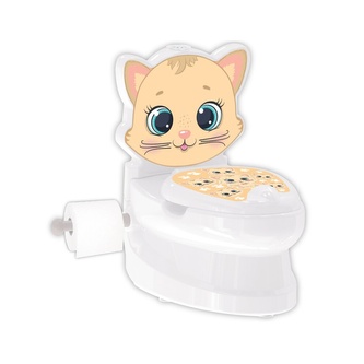 Siva WC nočník Kočička