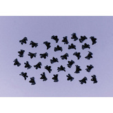 Halloweenská dekorace pavouci 50ks - 1.9 x 1.2 cm