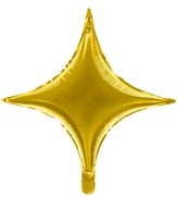 Foliový balonek hvězda zlatá 45 cm - orion