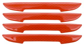 Chránič dveří samolepící DELTA červený 4ks COMPASS