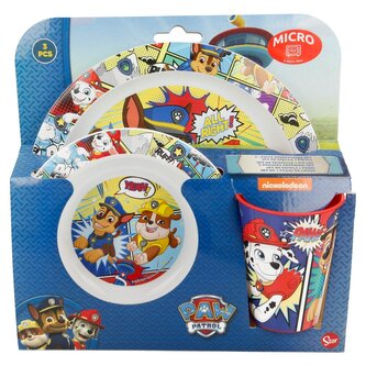 Dětská jídelná sada 3 ks - Paw Patrol