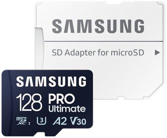 Samsung micro SDXC 128GB PRO Ultimate + SD adaptér