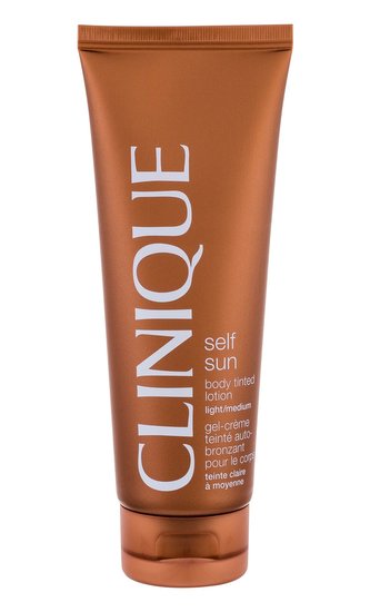 Clinique Self Sun Samoopalovací přípravek Body Tinted Lotion 125 ml Light/Medium pro ženy
