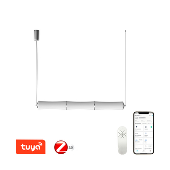Immax NEO BAMBOOS Smart závěsné svítidlo 135cm 45W bílé Zigbee 3.0 linear