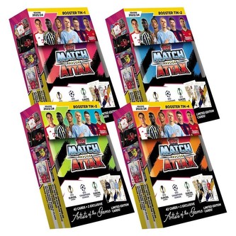 Fotbalové karty Topps UEFA UCL MATCH ATTAX 23/24 - Booster Tin