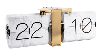 Designové překlápěcí hodiny KA5956WH Karlsson 36cm