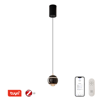 Immax NEO DORMINE Smart stahovací bodové svítidlo, perlově černé, Zigbee 3,0