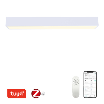 Immax NEO CANTO Smart stropní svítidlo  90x15cm 50W bílé Zigbee 3.0
