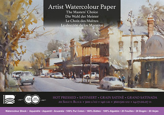 Akvarelový blok Baohong 36x51cm hot pressed 300g