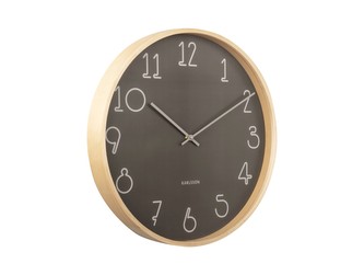 Nástěnné hodiny Sencillo 40cm šedá Karlsson