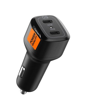 Spigen ArcStation Car Charger PC2200 2-Port/USB-C PD3.0  PPS 45W/USB-C PD3.0 30W PPS 25W/Total 75W