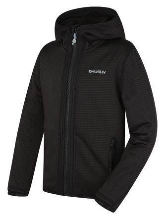 Dětská mikina s kapucí Artic Zip K black - 134