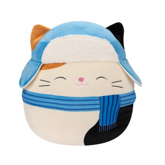 Squishmallows Kočka s šálou a beranicí Cam