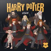 Oficiální nástěnný kalendář Harry Potter 2024 s plakátem (SQ 30 x 30|60 cm)