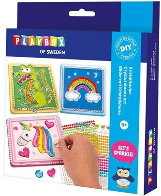 Diamantové obrázky - Duha, krokodýl, jednorožec Diamantové obrázky - Duha, krokodýl, jednorožec