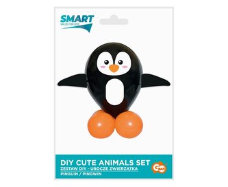 Balonkové zvířátko DIY - tučňák