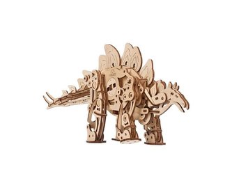 Puzzle Ugears 3D dřevěné mechanické Stegosaurus