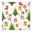 Ubrousky TaT 33x33cm Snowmen Pattern