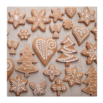 Ubrousky TaT 33x33cm Sweet Gingerbreads