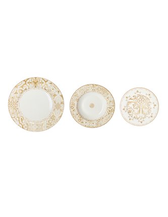 18ti dílná porcelánová sada talířů Excalibur BRANDANI