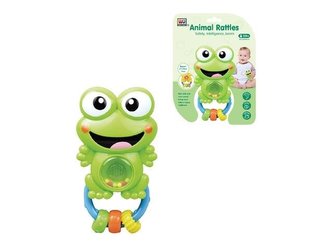 Grzechotka żabka ze światłem i dźwiękiem