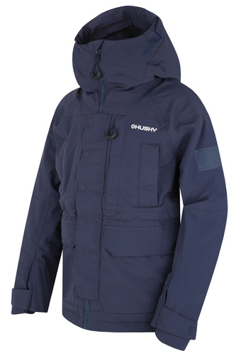 Dětská hardshell plněná bunda Nigalo K dk. blue - 134