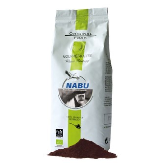 Kaffa Bio mletá gourmet káva Nabu, vídeňské pražení, 250 g