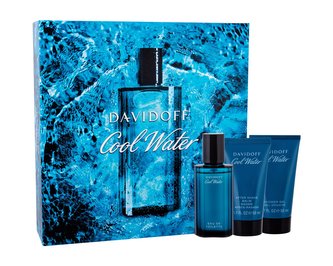 Davidoff Cool Water toaletní voda 40 ml + sprchový gel 50 ml + balzám po holení 50 ml