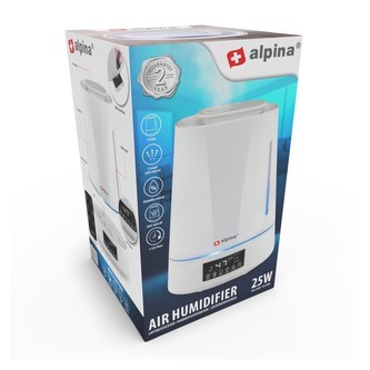 Zvlhčovač vzduchu s LED displejem 4 L bílá