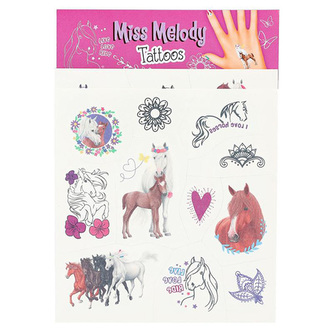 Sada tetování Miss Melody, Různé motivy, 2 archy