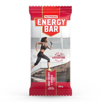 Nutrend Energy Bar 60 g sour cherry orange (kyselá třešeň-pomeranč)