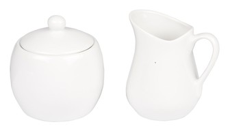 Cukřenka a mlékovka sada ke kávě 2 ks