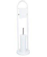 Držák na toaletní papír a WC kartáč nerez 80 cm