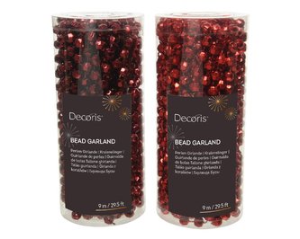 Řetez diamant červený 8 mm/9 m