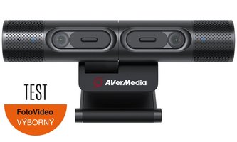AVERMEDIA PW313D/ Full HD/ Dual Webová kamera/ Černá