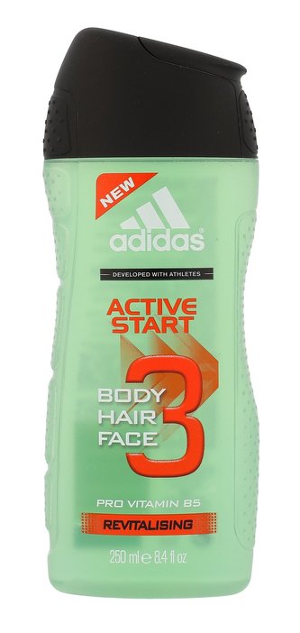 Adidas Active Start Sprchový gel 3in1 250 ml pro muže