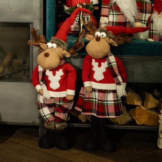 Vánoční sobík | ANTTI | sob s teleskopickými nohami | 104 cm | XM23 801018 Homla