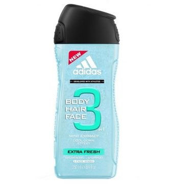 Adidas Extra Fresh Sprchový gel 3in1 400 ml pro muže