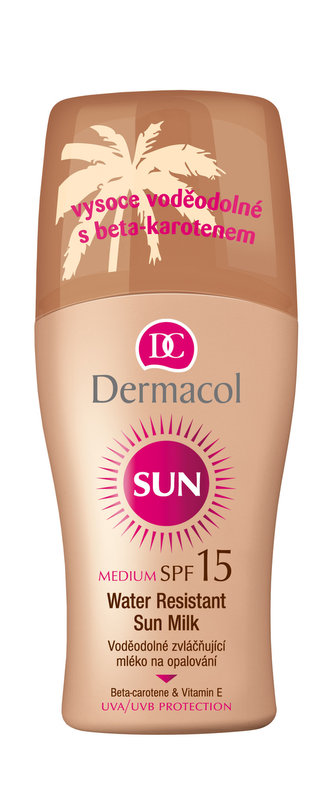 Dermacol Sun Opalovací přípravek na tělo Milk Spray SPF15 200 ml pro ženy