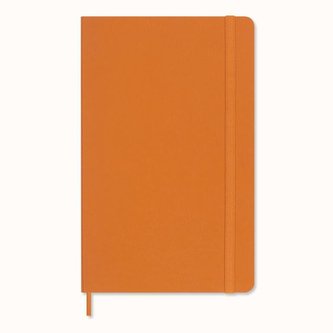 Moleskine Precious & Ethical Vegea zápisník linkovaný oranžový L v dárkové krabici