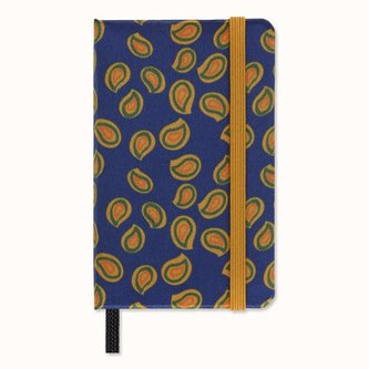 Moleskine Silk zápisník čistý modrý XS v dárkové krabici